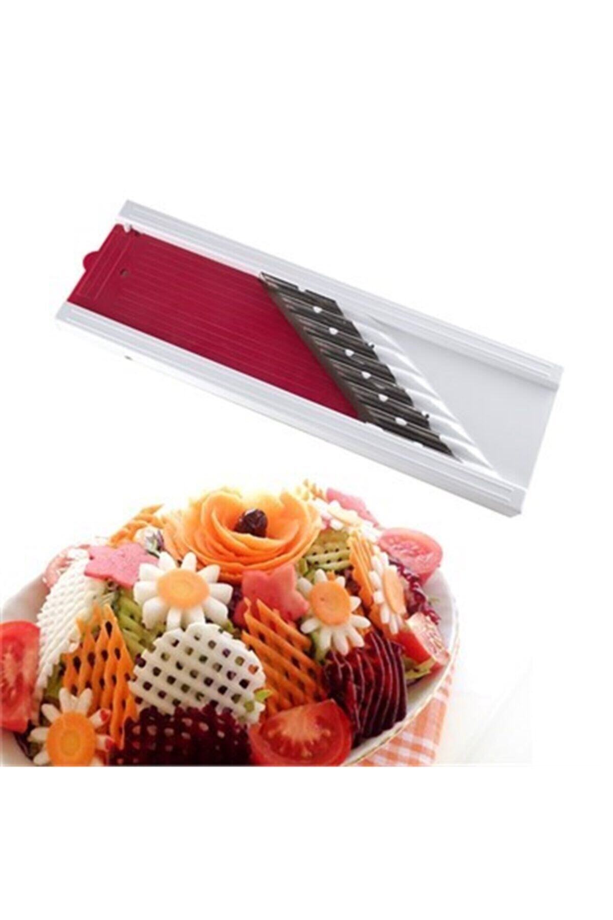 EveFix Patates Meyve Ve Sebze Rendesi Dilimleyici Doğrayıcı Aparat