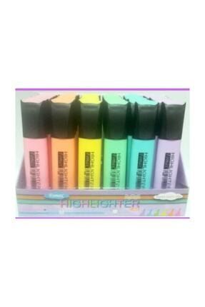 Fomax Pastel Fosforlu Kalem 6 Lı Paket 6 Farklı Renk 03232