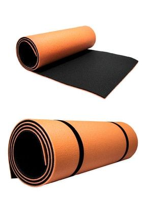 Turuncu Pilates Minderi & Yoga Mat Çift Taraflı 10 mm YKM16P