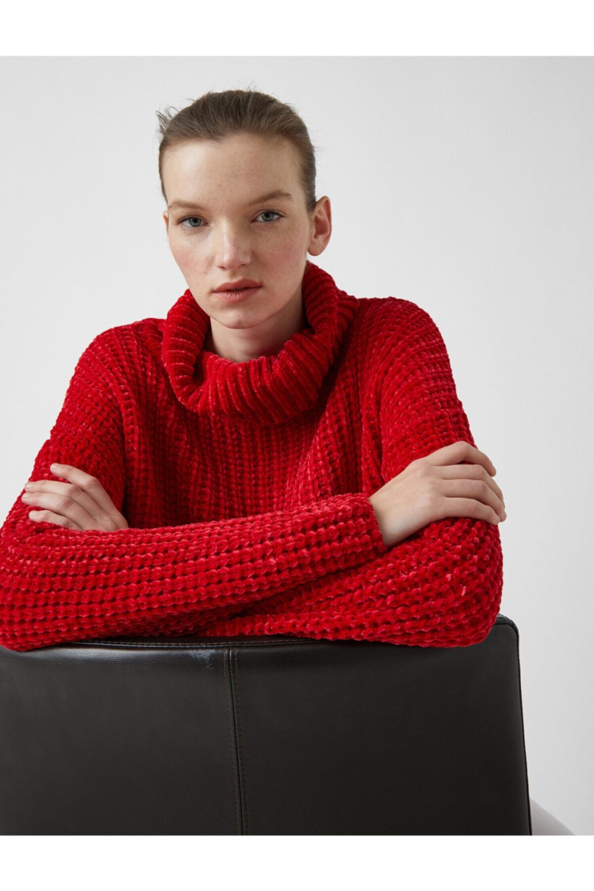 Koton Pullover Rot Regular Fit Fast ausverkauft