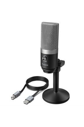 K670 Usb Mikrofon - Podcast - Yayıncı - Youtuber - Condenser - Bilgisayar Mikrofonu (gri) PSUWZ568