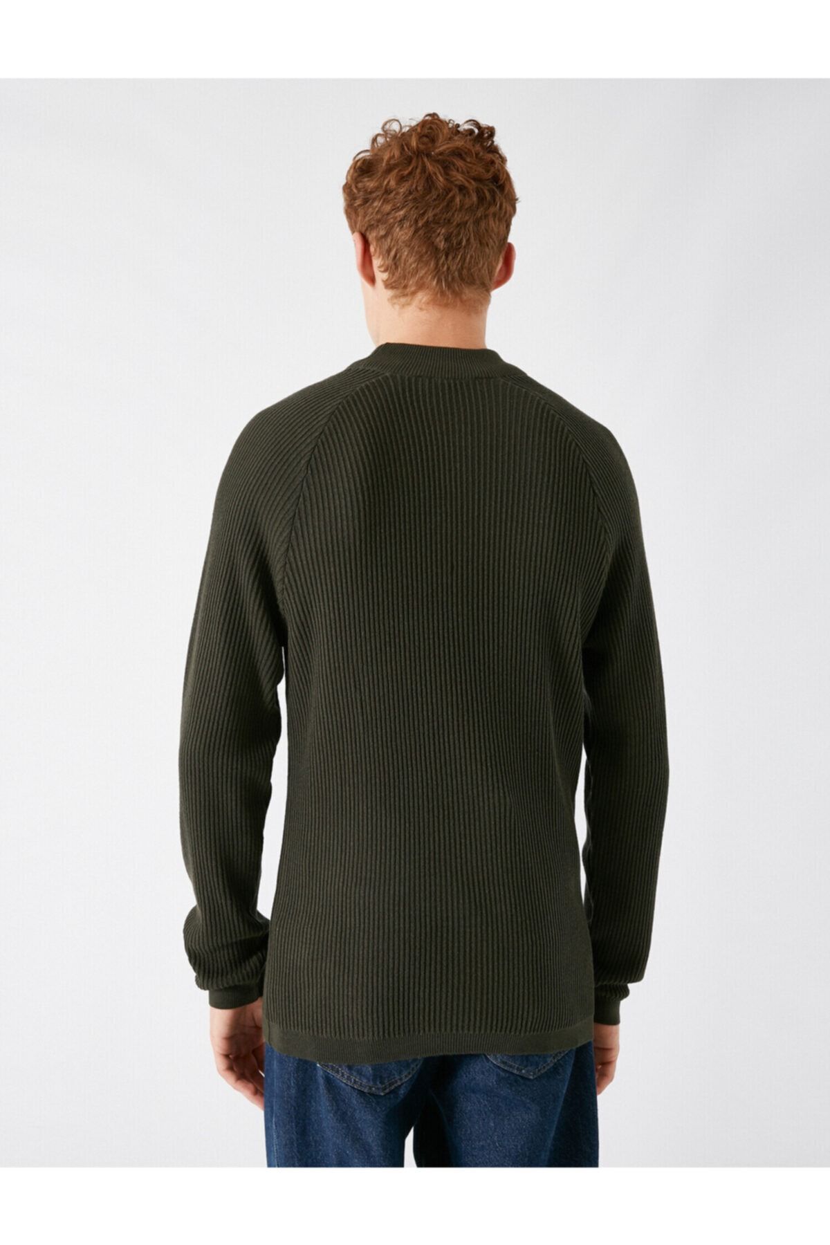 Koton Pullover Khaki Regular Fit Fast ausverkauft FN8066