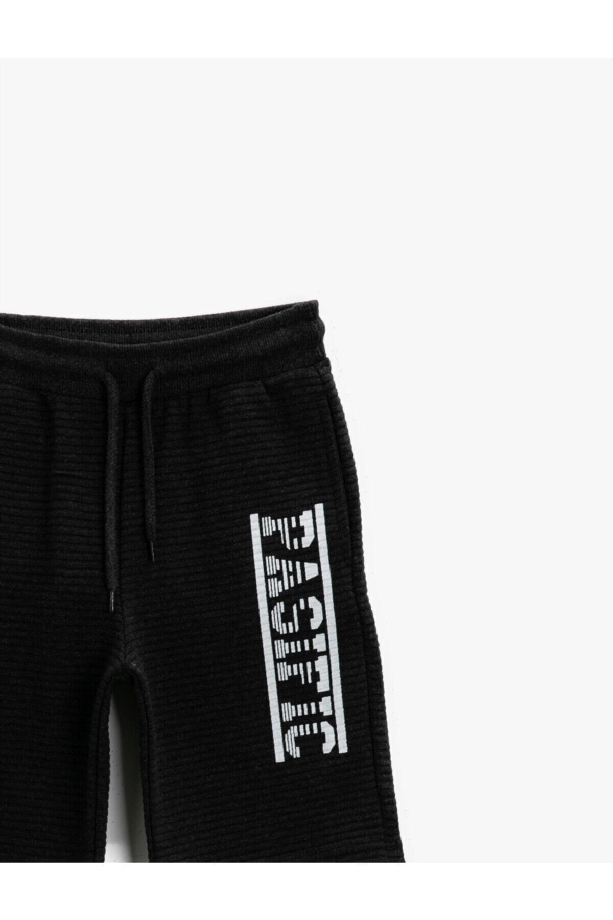 شورت و شلوارک پسرانه خاکستری کوتونKoton | 1YKB46662GK اورجینال - تصویر 3