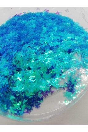 Epoksi Glitters Blue Green Butterfly 5 Gr yeniseri5-t