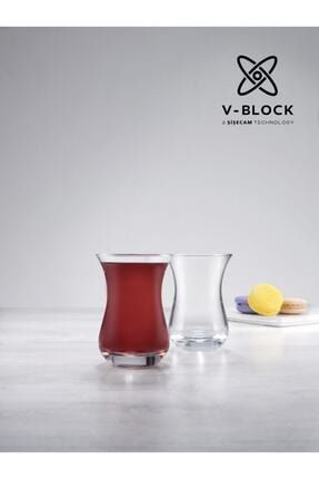 V-block Antimikrobiyal Aida 6'lı Çay Bardağı P62511-1118083