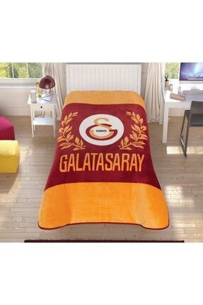 Galatasaray Sarı Kırmızı Tek Kişilik Battaniye gsbattaniyetek55