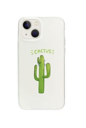 Iphone 13 Cactus Local Şeffaf Telefon Kılıfı BCIPH13SEFCCTSLCL