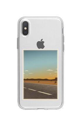 Iphone X Road Şeffaf Telefon Kılıfı BCIPHXSEFROAD