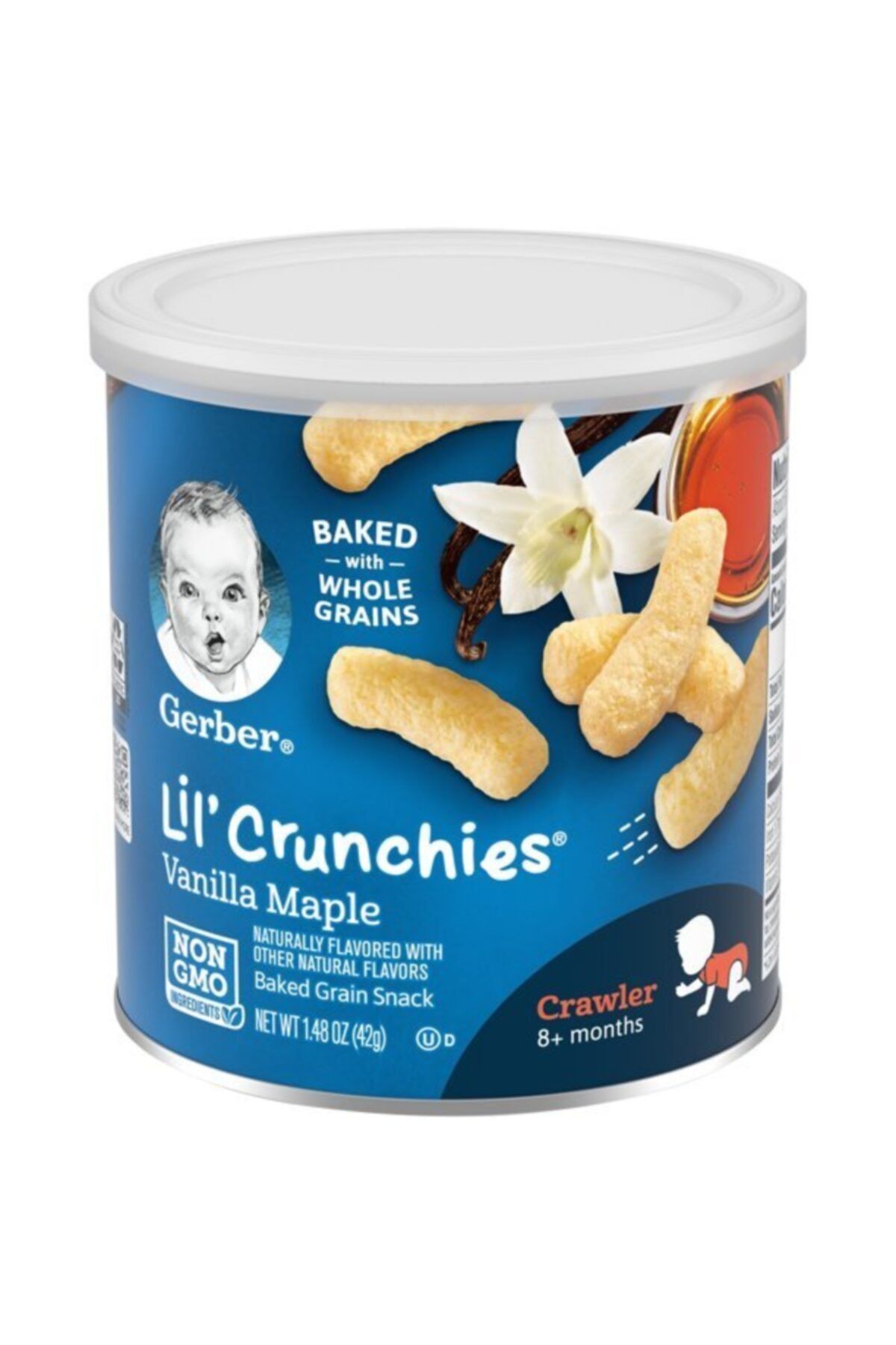 GERBER Lil Crunchies Vanilla Maple Atıştırmalık 42 gr.