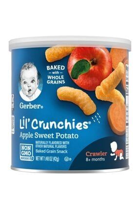 Lil Crunchies Apple Sweet Potato Atıştırmalık 42 Gr. 00000016