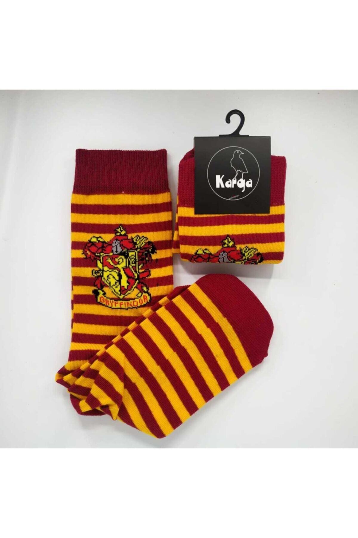 Kuzgunshop Harry Potter Gryffindor Unisex Çorap