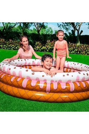 51144, 3 Boğum, Dondurma Temalı Şişme Çocuk Havuzu (160 X 38 Cm) bw51144
