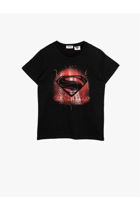Superman Lisanslı Baskılı T-shirt 0YKB16315OK