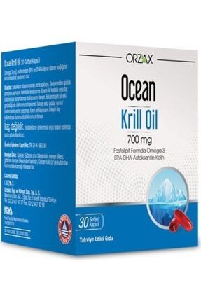 Krill Oil 700 Mg 30 Kapsül TYC00003263905