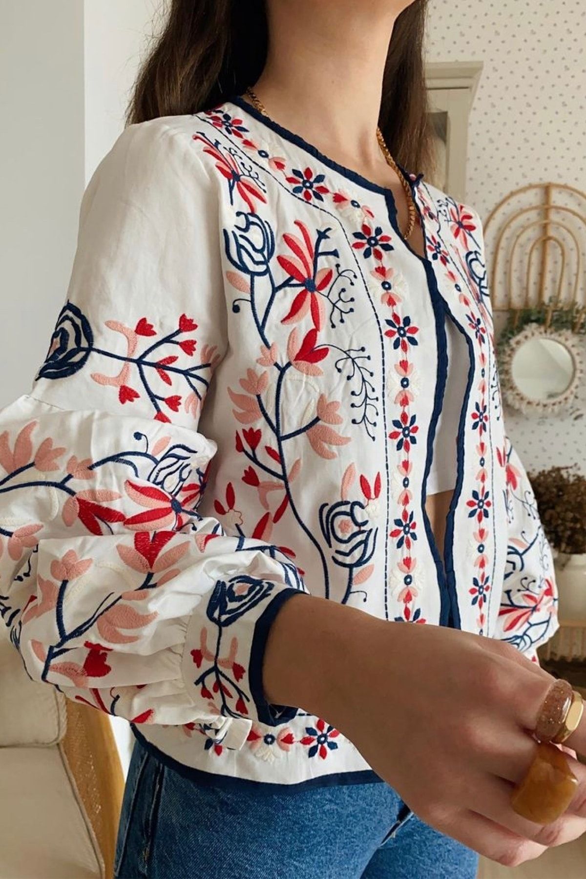 FEMELLE-Women's Embroidered Jacket 2