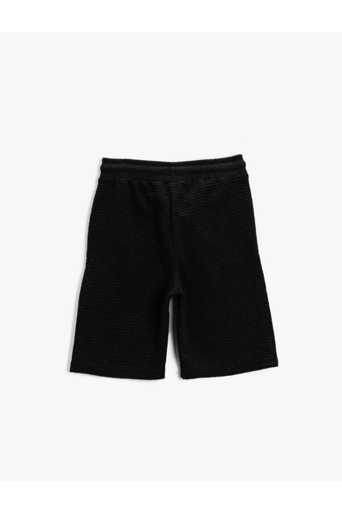 شورت و شلوارک پسرانه خاکستری کوتونKoton | 1YKB46662GK اورجینال - تصویر 2