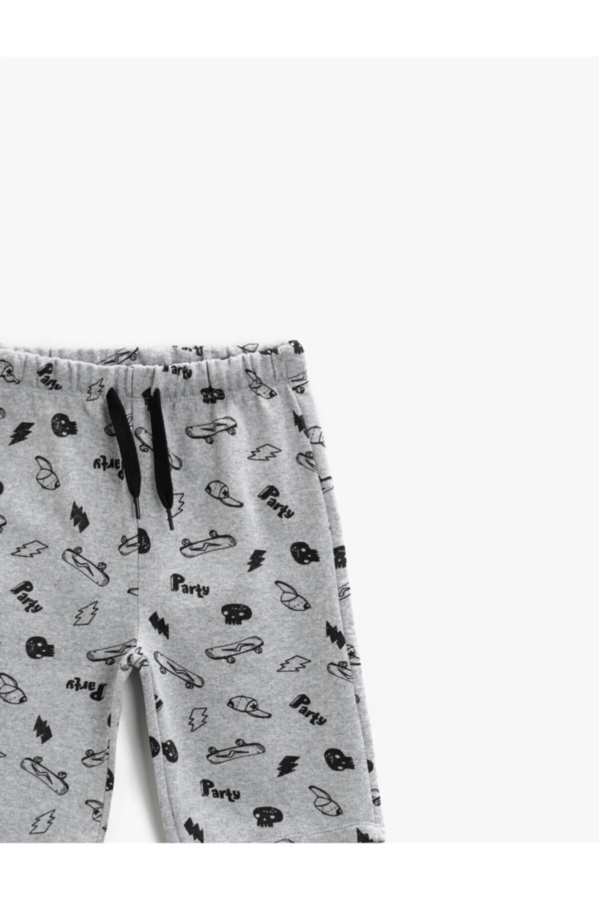 شورت و شلوارک پسرانه خاکستری کوتونKoton | 1YKB46418TK اورجینال - تصویر 3