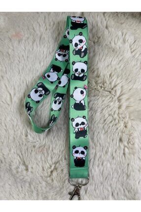 Yeşil Panda Sevimli Halleri Boyun Askısı HKSRT134