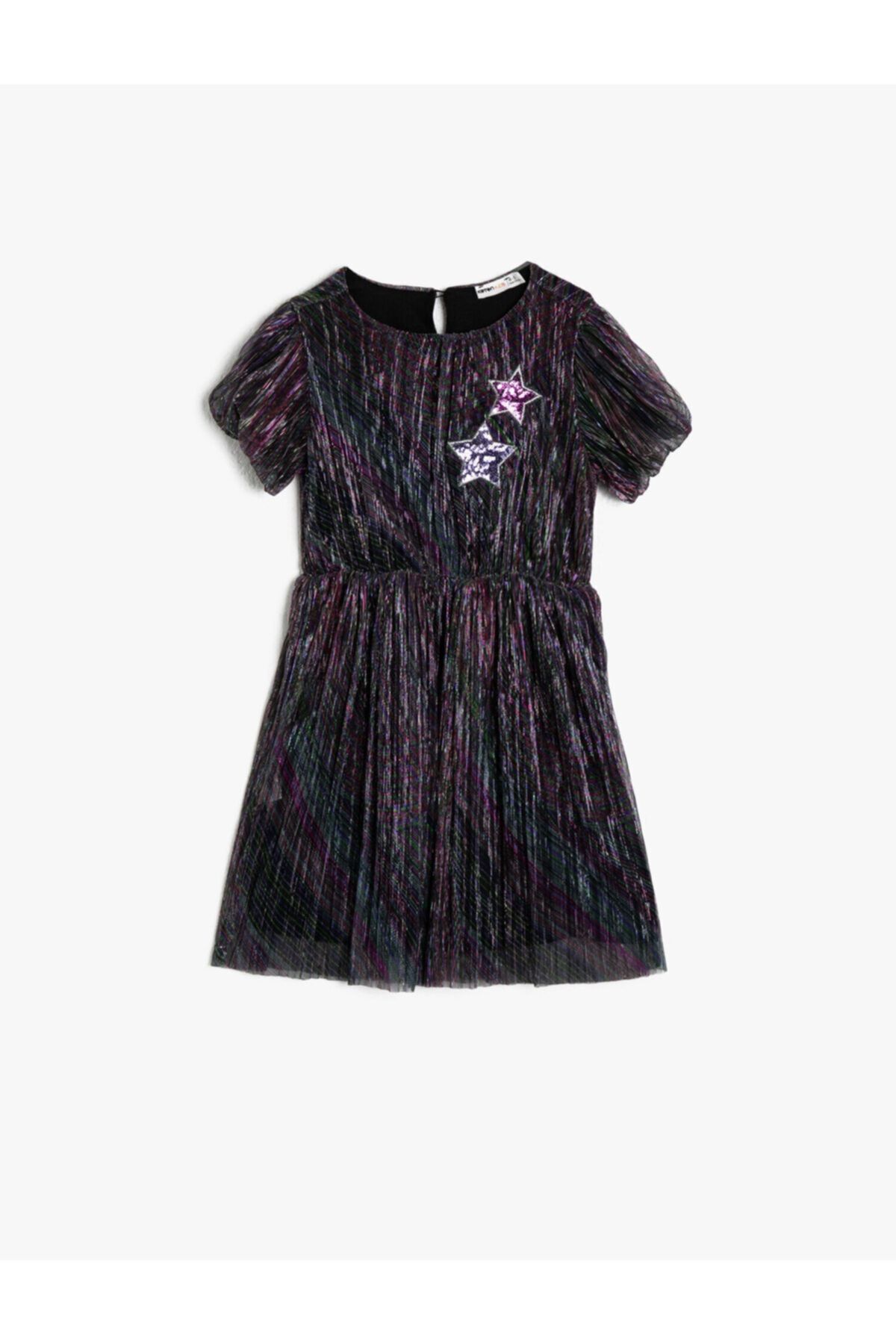 Koton Kleid Lila Basic Fast ausverkauft