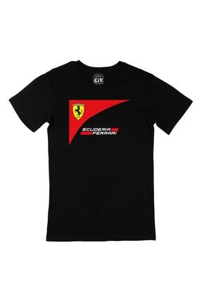 F1 Scuderia Ferrari Siyah Tişört 206964