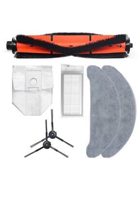 7 Parça Roidmi Eve Plus Vacuum Mop Uyumlu Robot Süpürge Aksesuar Seti Yedek Parçası NT-RoidmiEve