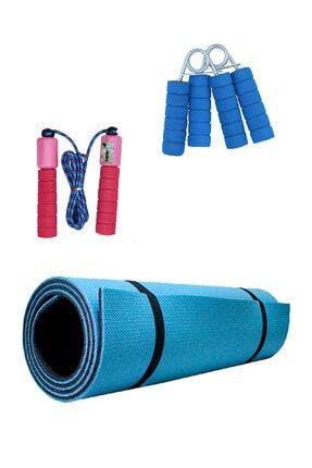 8 mm Yoga & Pilates Minderi Sayaçlı Atlama Ipi Sünger Tutamaçlı El Yayı 2 Adet TAYZONYYİP01