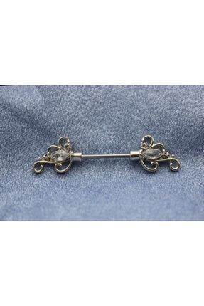 Cerrahi Çelik Göğüs Ucu/ Nipple Piercing 2 TKT0047