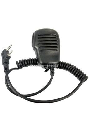 Su Geçirmez El Telsiz Mikrofon Baofeng Uv-5r Dual Band Uhf Vhf El Telsizi Için Yaka Mikrofonu WPMIC025