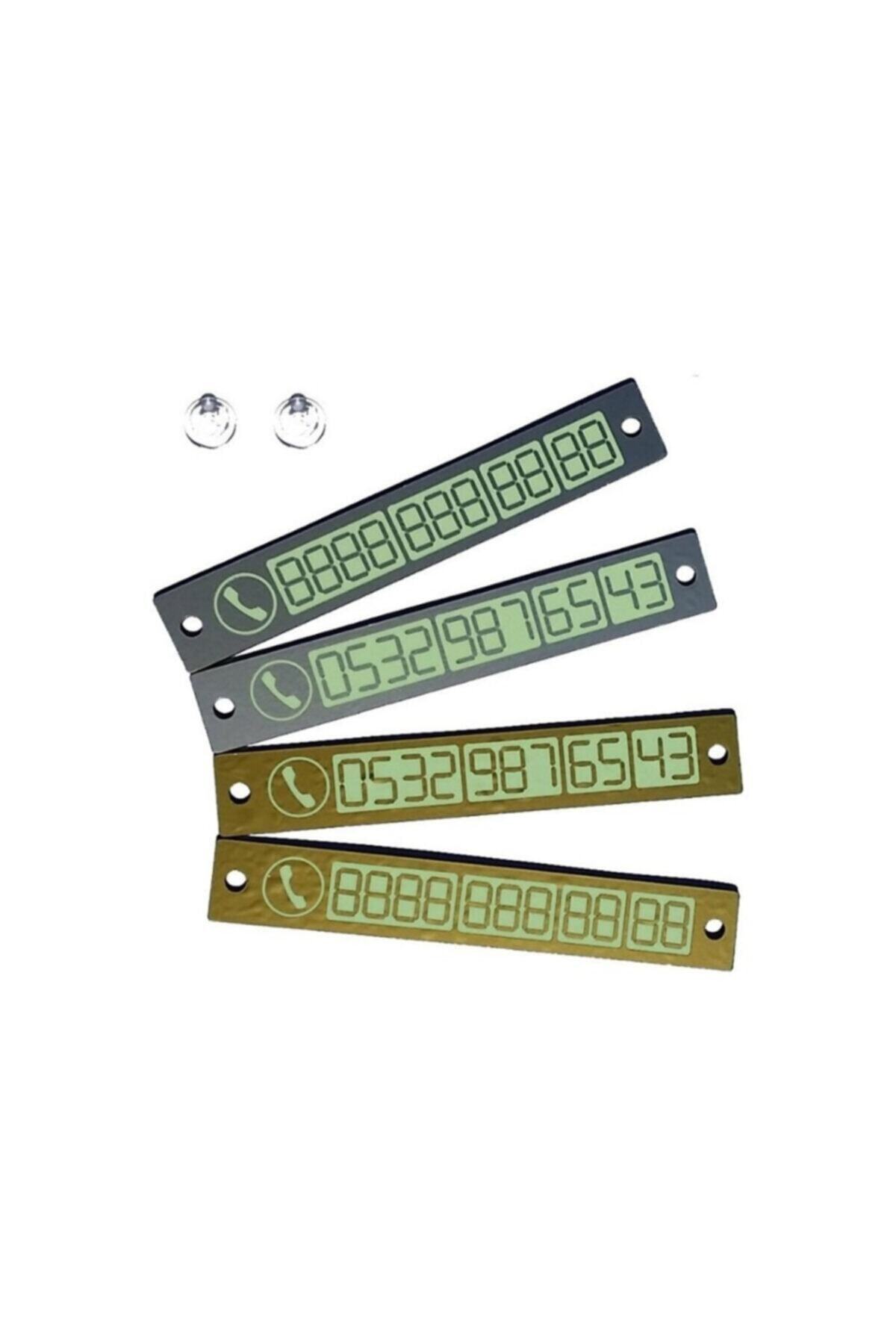 MEHMET OYGUR Kia Capital Oto Uyumlu Fosforlu Araç Içi Numaratör Araba