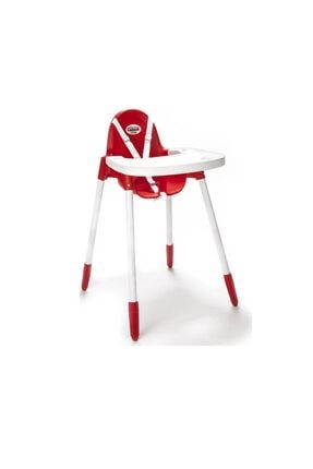 Geniş Tepsili Ayakları Sökülebilir Pilsan Elegance Kırmızı Mama Sandalyesi 5000000013