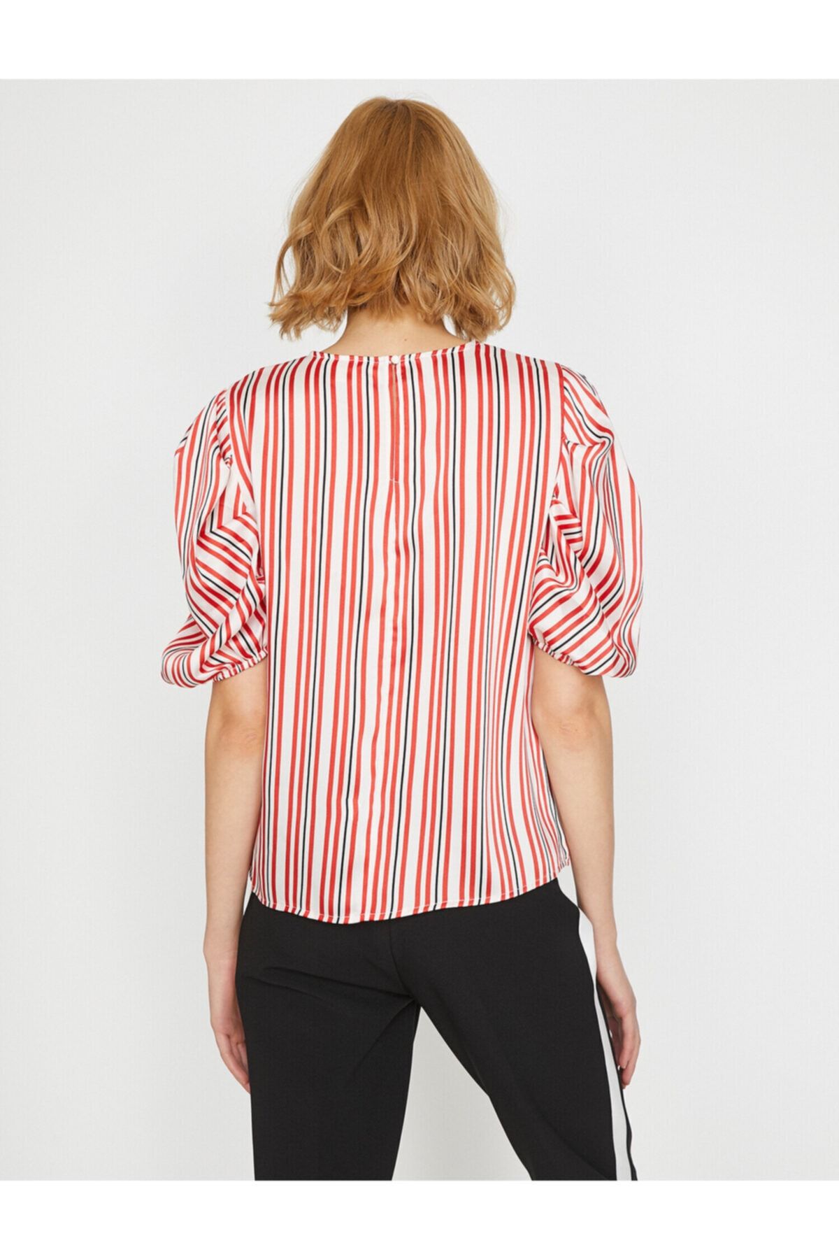 Koton Bluse Rot Regular Fit Fast ausverkauft