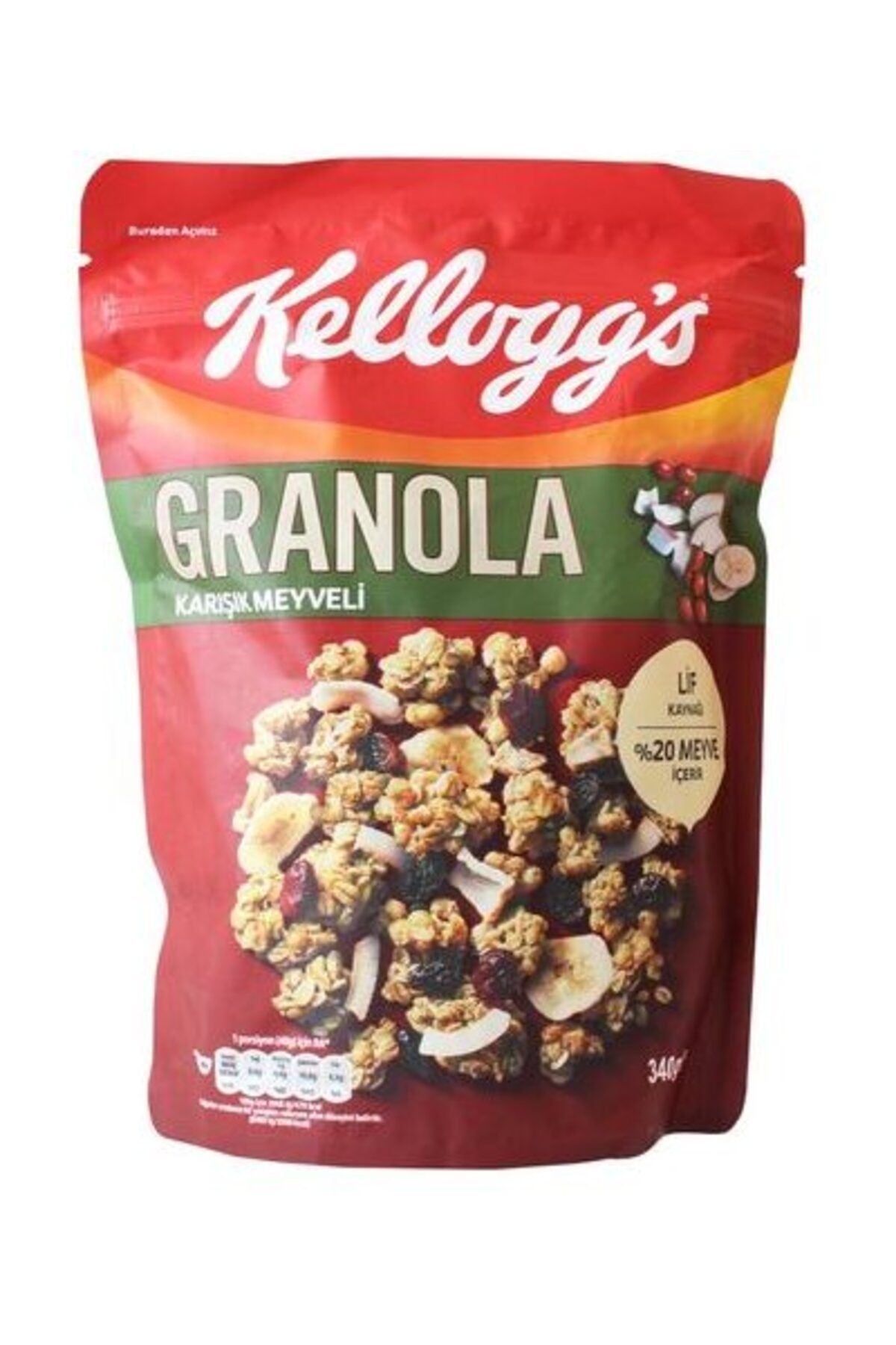 Kellogg's Granola Karışık Meyveli 340 g Fiyatı, Yorumları Trendyol
