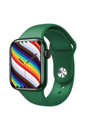 Hw19 Smartwatch Akıllı Saat Türkçe Menü Çift Kordonlu Tam Ekran Uyumlu Yeşil realmi23169363541