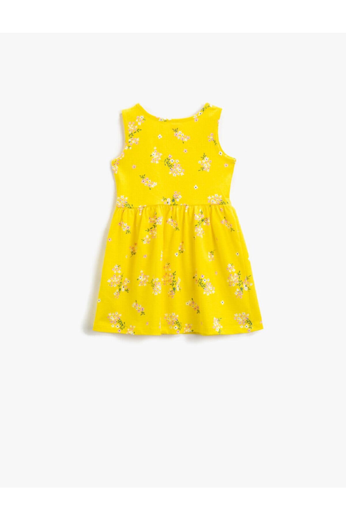 لباس مجلسی دخترانه زرد کوتونKoton | 1YMG89502OK اورجینال - تصویر 2