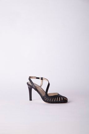 Siyah Kadın Topuklu Ayakkabı 64-888 64888