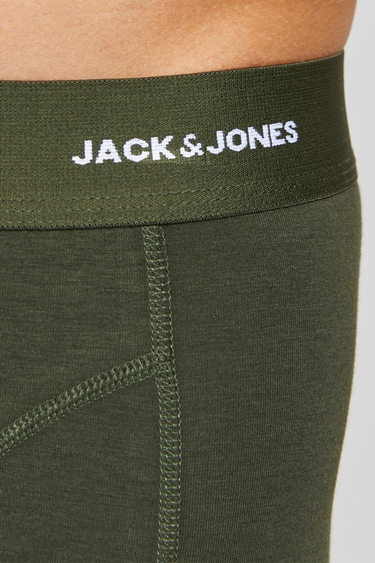 باکسر جک اند جونز مردانه ویسکوز خاکی زیر شلواری راسته باکسر فاق نرمال    Lounge/Home | Jack & Jones 12198875 - تصویر 5