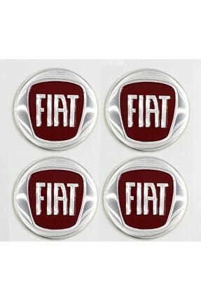 Fiat Jant Göbeği Göbek Arması Sticker 4'lü Set 60mm FİAT Jant Göbeğ