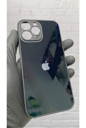 Iphone 13 Pro Max Siyah Kılıf Kamera Koruyucu Arka Cam Logolu Lansman 365YERT