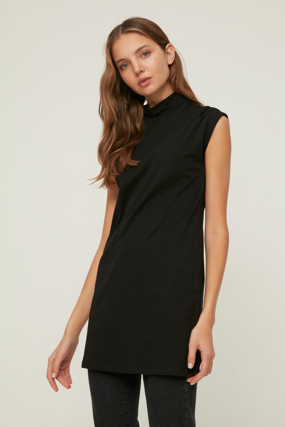 Trendyol Modest-Căptușeală pentru tunică fără mâneci, negru și gri - pachet de 2 TCTSS21UK0033 7