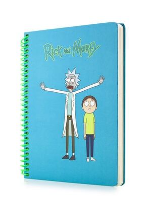 Rick And Morty Mavi Butik Defter MP36104