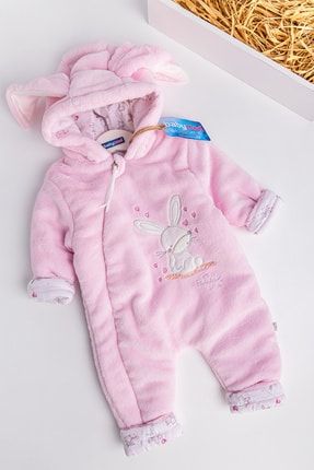 Tavşan Işlemeli Welsoft Peluş Astronot Kız Bebek Tulum Babymod-DM1B8873097810310