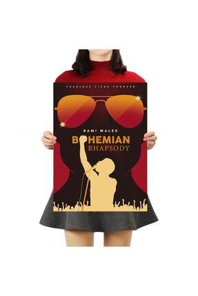 Bohemian Rhapsody - Queen Vintage Kraft Poster - 33x48cm CaphQuenn04