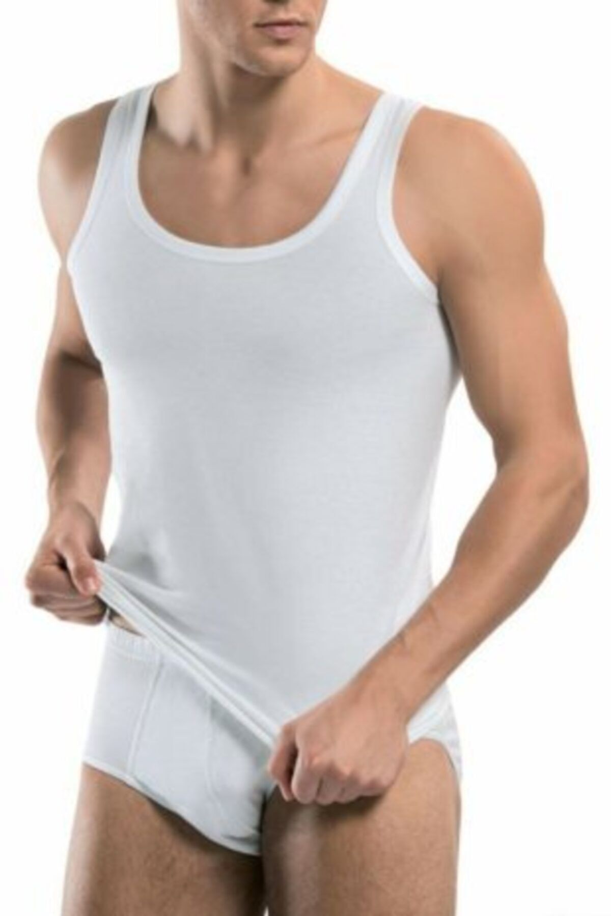 Muraty-Pack of 5 Tutku Men's Undershirt Underpants Set (5 Undershirts and 5 Underpants) 1