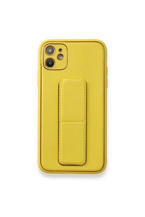 Iphone 12 Uyumlu Kamera Korumalı Coco Deri Standlı Kılıf TLFNCYZ7048