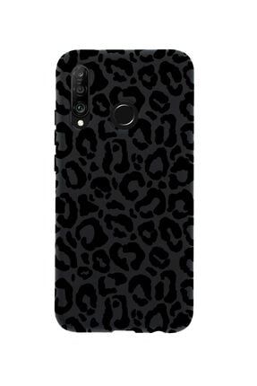 Huawei P30 Lite Siyah Leopar Premium Silikonlu Lansman Siyah Telefon Kılıfı BCHWP30LLEOPAR