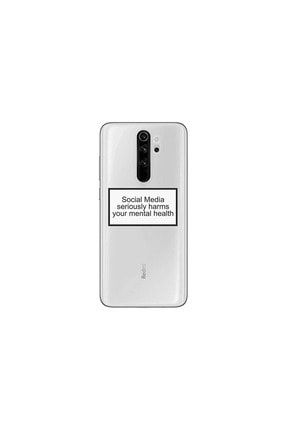 Redmi Note 8 Pro Kılıf Social Media Desenli Şeffaf Kapak note8şeffaf