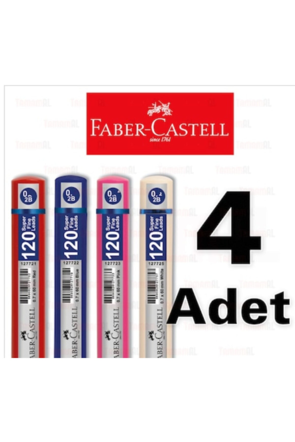Faber Castell L Grip Min 0.5 2b 60 Mm 120 Li Uç 4 Adet