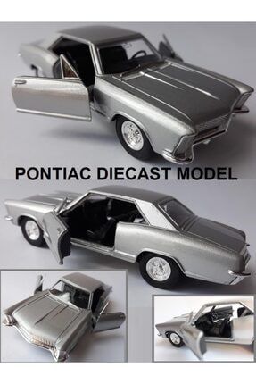 Pontiac Classıcal Metal Araba Kapı Aç Diecast Pontıac Silver 56756TGH