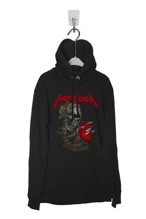 Unisex Siyah Metallica Sweatshirt MTL006