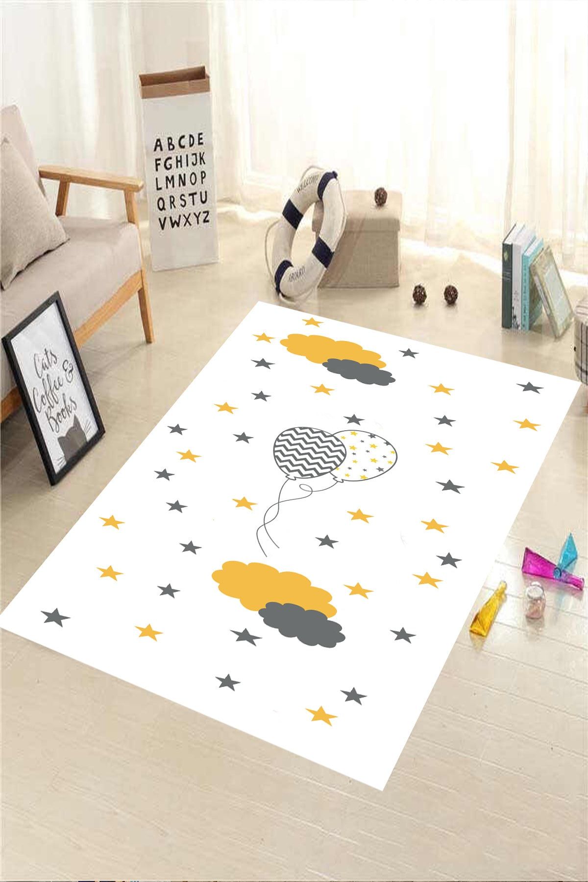 woolly home collection yildiz desenli cocuk odasi hali fiyati yorumlari trendyol